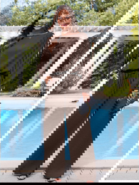 Czekoladowy komplet bluzka... 2