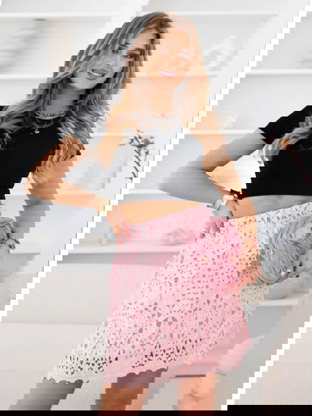 Pudrowa koronkowa... 2