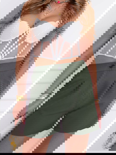 Szorty z wysokim stanem i... 2