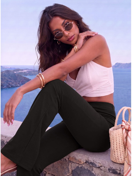 Czarne spodnie z...