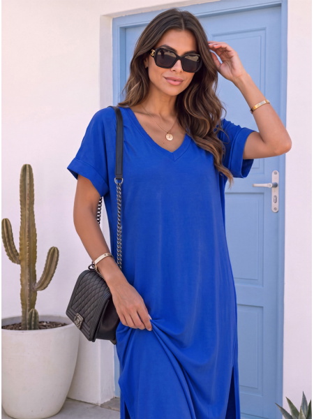 Chabrowa sukienka oversize... 2