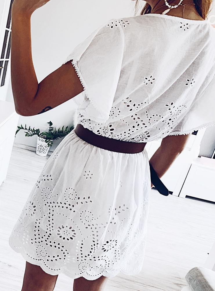 Biała sukienka boho kylah cena, opinie | sklep internetowy