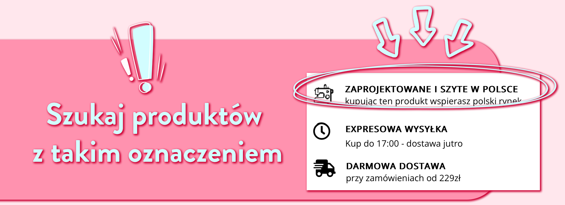 Szukaj produktów z takim oznaczeniem. Zaprojektowane i szyte w Polsce. Kupując ten produkt wspierasz polski rynek. Expresowa Wysyłka. Kup do 16:00 - dostawa jutro. Darmowa Dostawa przy zamówieniach od 200zł