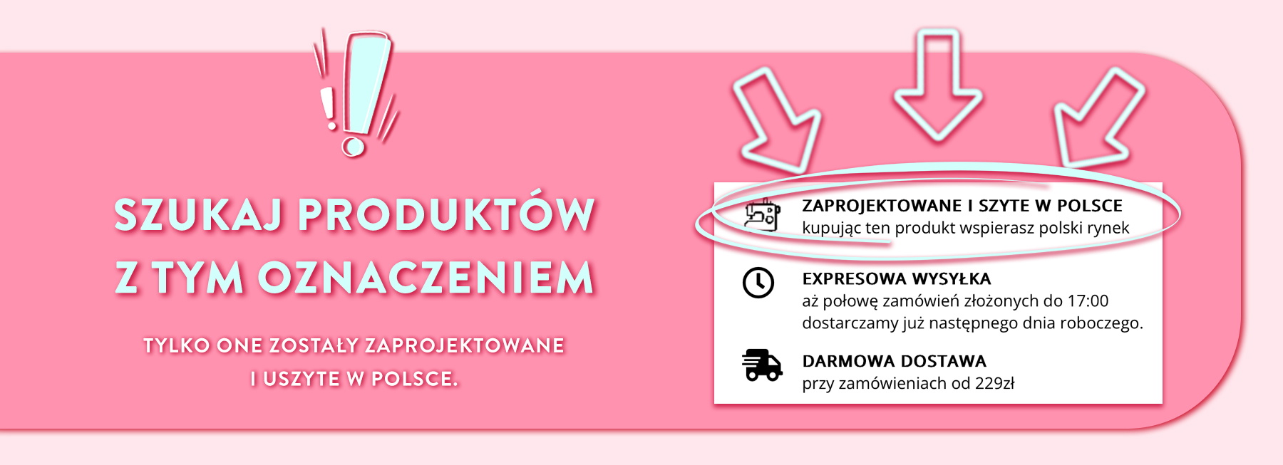 Szukaj produktów z takim oznaczeniem. Zaprojektowane i szyte w Polsce. Kupując ten produkt wspierasz polski rynek. Expresowa Wysyłka. Kup do 16:00 - dostawa jutro. Darmowa Dostawa przy zamówieniach od 200zł